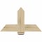 Ekena Millwork Eugene Rough Sawn Timber Gable Bracket, Douglas Fir, 36"W x 21"H x 6"D x 6"F, 14/12 Pitch GBW036X21X0606EUG00RDF - alternate 1